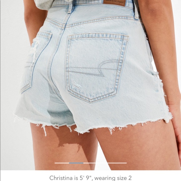 American Eagle Highest Rise 90s Boyfriend Short - Picture 2 of 10